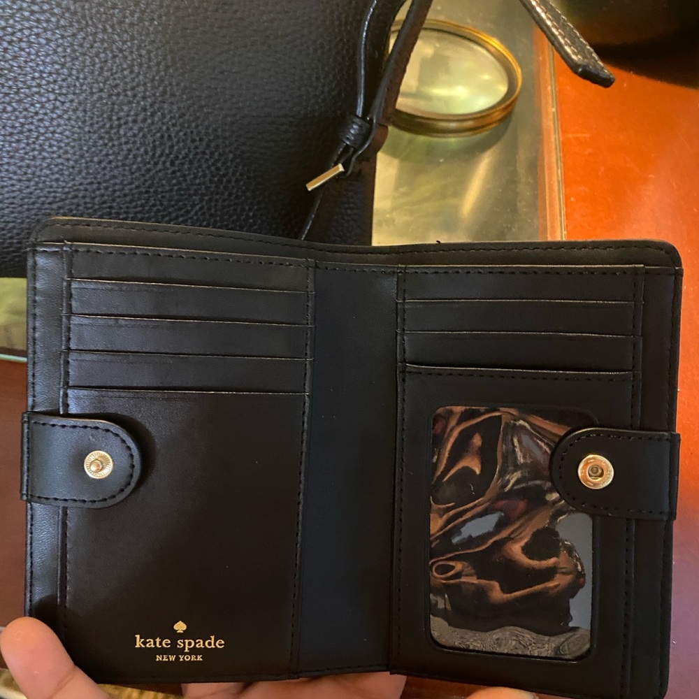 Kate Spade Black Leather Wallet